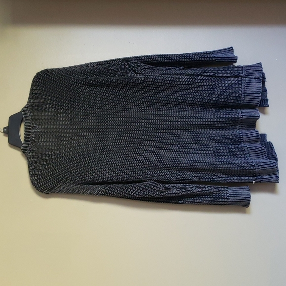 Victoria's Secret PINK Cardigan *RARE* XS Black White Gray Marbled Distressed - Picture 5 of 7